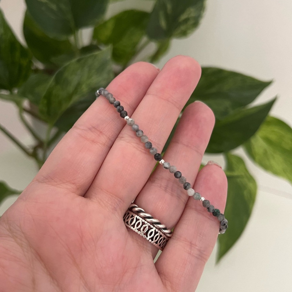 NWT 925 Sterling Silver Emerald Bracelet π - Picture 13 of 14